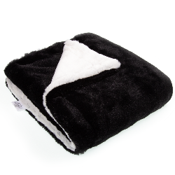 Haven Black Baby Blanket