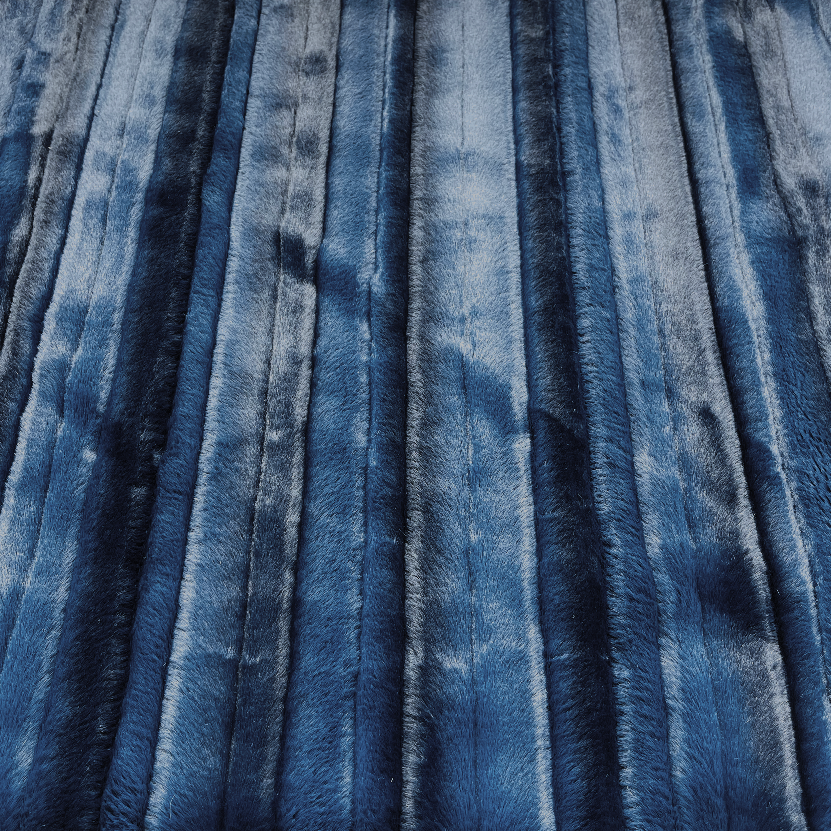 Wave Navy Baby Blanket