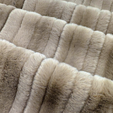 Wave Taupe Blanket