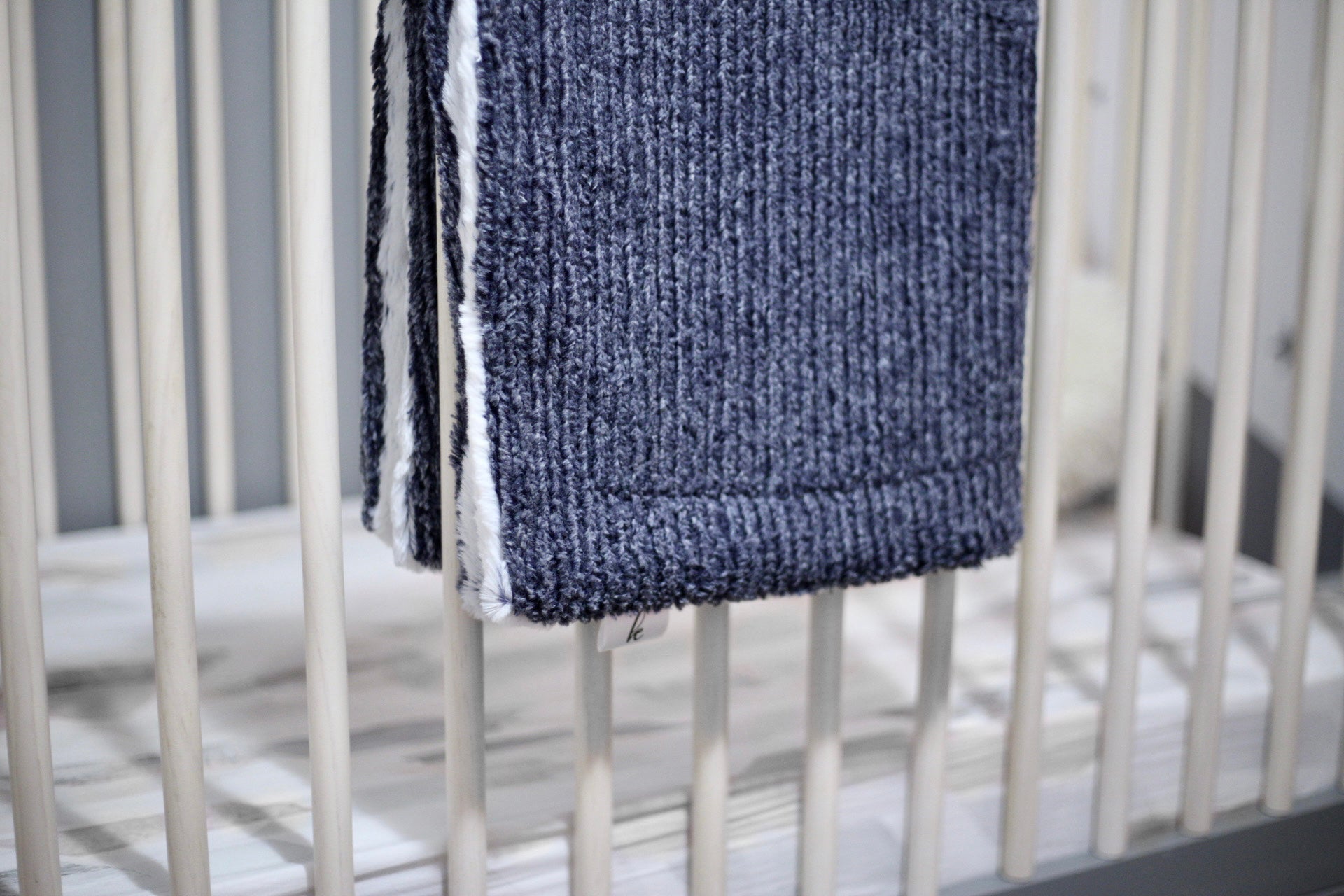 Weave Indigo Baby Blanket