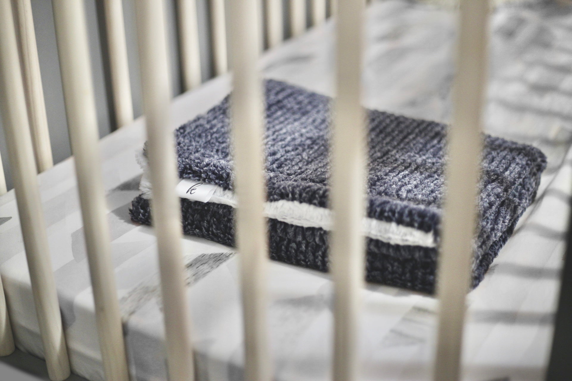 Weave Indigo Baby Blanket