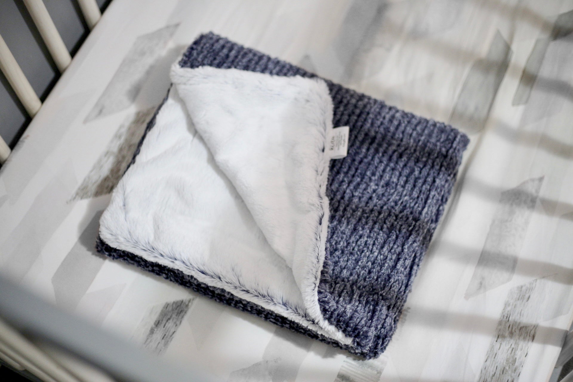 Weave Indigo Baby Blanket