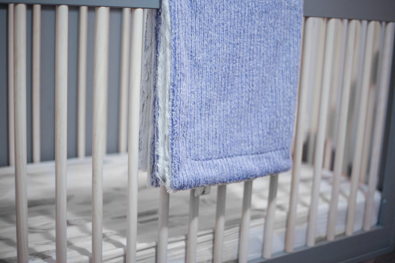 Baby blue fuzzy online blanket