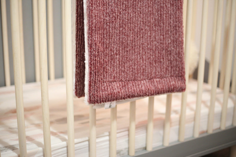 Maroon discount baby blanket