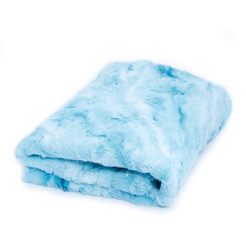 Baby blue outlet fluffy blanket